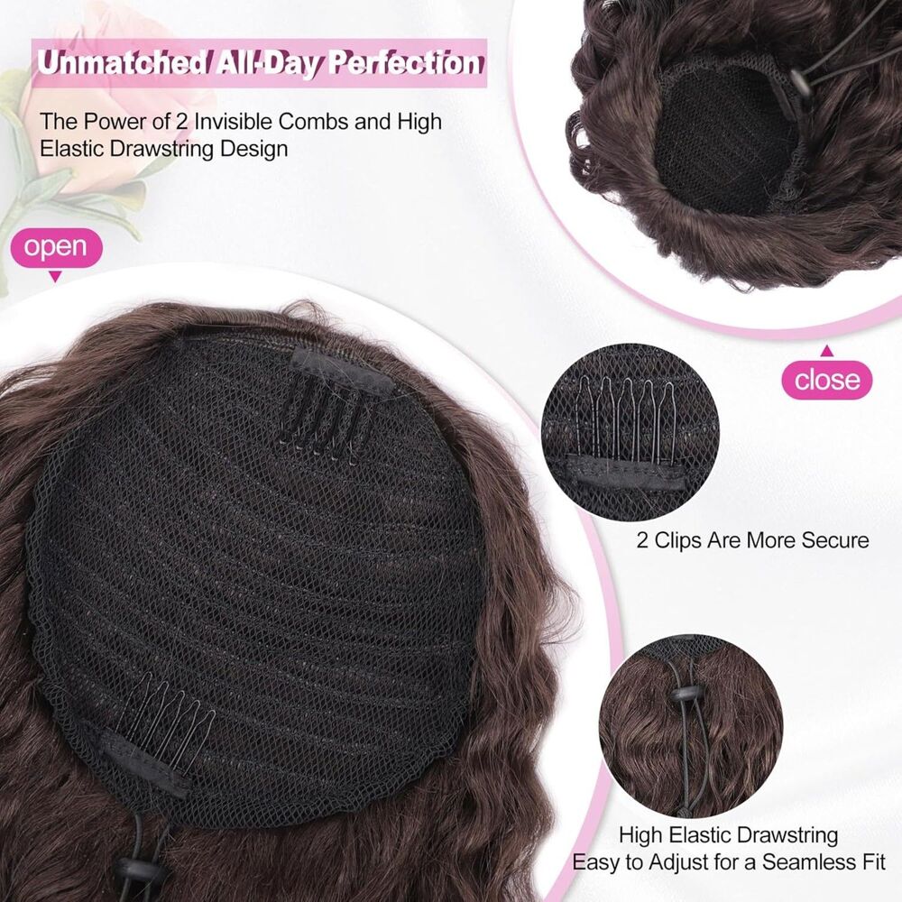 Ponytail Extension Drawstring Ponytail, 18B-183H001 - Picture 4 of 4